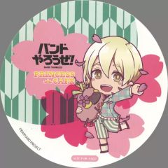 [중고]코스터(캐릭터) 후지도 미사토 코스터 [밴드 やろぜ!×PRINCESS CAFE 제2탄] 푸드&드링크 주문 특전