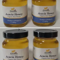 1.800g【輸入者直売】450g4瓶生オーガニックアカシアはちみつブルガリア産