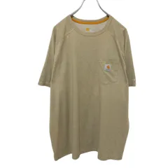【Carhartt】 ロゴ刺<!-利用不可文字-!> リラックスフィット Tシャツ S-1206