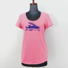 patagonia　S サイズ　Tシャツ　フライング フィッシュ オーガニック スクープ　slim fit　ピンク　パタゴニア