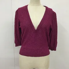 ZARA ザラ カットソー 半袖 4331 101 671 Vネック 半袖ニット