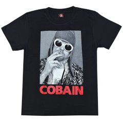 【土日も発送】NIRVANA KurtCobain ニルヴァーナ カートコバーン メンズレディース ロックＴシャツ バンドＴシャツ ブラック 半袖 RockYeah