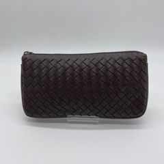 【美品】BOTTEGA VENETA　ポーチ　ブラウン【F00025】