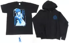 【中古】衣類 四季ナツメ パーカー＆Tシャツセット(限定キーホルダー付き) 「喫茶ステラと死神の蝶」 C98グッズ