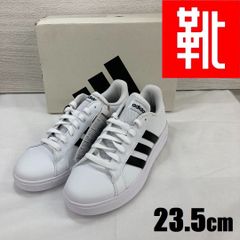M-427 ■kutsu.com公式■adidas アディダス　GW9250L　ホワイト×ブラック　23.5㎝
