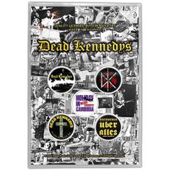オフィシャル バンド缶バッジ デッドケネディーズ DEAD KENNEDYS Fresh Fruit 5個セット