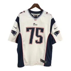 NIKE ナイキ NFL ニューイングランド・ペイトリオッツ ゲームシャツ ユニフォーム プロチーム ホワイト（メンズ XL ）中古 古着 T5995