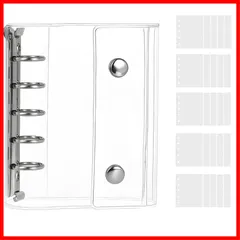 【即発送】シール帳 バインダー シール帳 シール台紙 カード収納 クリア【2025新型-25枚透明クリアファイル付属】M5 可撕 プリクラ帳 透明 小物整理 男女兼用 YKealtha ギフトにも最適 推し活グッズ