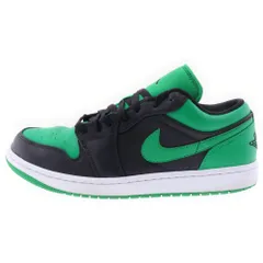 NIKE (ナイキ) AIR JORDAN1 LOW エアジョーダン1 ラッキーグリーン ローカットスニーカー ホワイト/グリーン/ブラック US9.5/27.5cm 553558-065