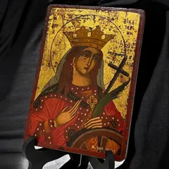 ロシアイコン19世紀銅合金古銅エマイユキリストの降下壁掛け