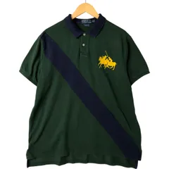 古着 ラルフローレン Ralph Lauren POLO by Ralph Lauren CUSTOM FIT ダブルポニー 半袖 ポロシャツ メンズXXL相当/eaa546027