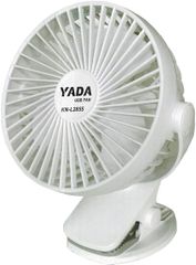 矢田電気(YADA) クリップ 卓上兼用 USB扇風機 KN-L2855 コードレス 小型 充電式 ファンのサムネイル
