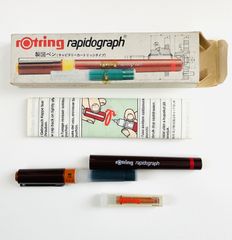 rOtring rapidgraph  1.0mm ロットリング ラピッドグラフ キャピラリーカートリッジタイプ 製図ペン