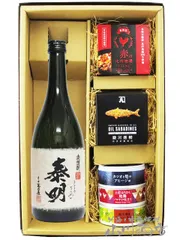 特蒸泰明 ( とくじょうたいめい ) 25度 720ml ＋ 缶詰おつまみ 5種セット【 6943 】【 麦焼酎・おつまみセット 】
