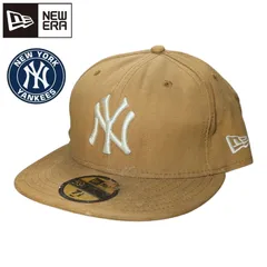 NEW ERA ベージュ NY ヤンキース キャップ 59FIFTY