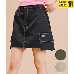 【ムラスポ公式】Dickies/ディッキーズ レディース カーゴミニスカート ステッチ ミニスカ 80232700 ムラサキスポーツ別注