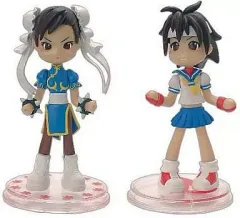 【中古】フィギュア 春麗＆春日野さくら P：キャラ PC2006「ストリートファイター」