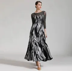 新品未使用 社交ダンスの練習に最適！スタンダードにオススメのワンピース！