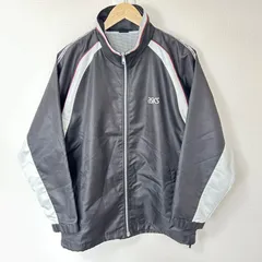(^w^)b asics アシックス ウインドブレーカー ジップアップ ジャケット ジャンパー ロゴ刺繍 ポリエステル100% アウター スポーツ トレーニングウェア 運動 ブラック 黒 メンズ サイズS