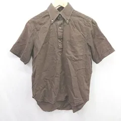 ◇ Θ UNITED ARROWS ユナイテッドアローズ 無地 半袖 半袖シャツ サイズM ブラウン系 レディース E  【1506230027293】