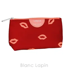 【ノベルティ】 クリニーク CLINIQUE ケイトスペードニューヨークコラボポーチ リップ #レッド [172650]〔メール便発送〕