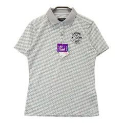 サイズ：M CALLAWAY キャロウェイ  半袖ポロシャツ 総柄 グレー系 [240101514803] ゴルフウェア レディース ストスト