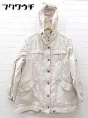 ◇ MK MICHEL KLEIN エムケーミッシェルクラン 長袖 ジップアップ ジャケット 38サイズ ベージュ レディース 【中古】 【1002798927773】