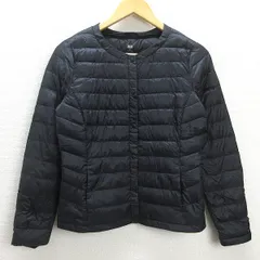 U■ユニクロ/UNIQLO ウルトラライトコンパクトダウンジャケット【M】黒/LADIES/k17【中古】■