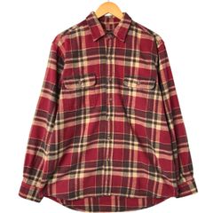 古着 フィールドアンドストリーム FIELD&STREAM 長袖 フランネルチェックシャツ メンズL相当/eaa542977