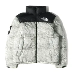 美品 Supreme シュプリーム ジャケット サイズ:M 19AW THE NORTH FACE ノースフェイス ペーパープリント ヌプシ ダウン ジャケット Paper Print Nuptse Jacket アウター ブルゾン コラボのサムネイル