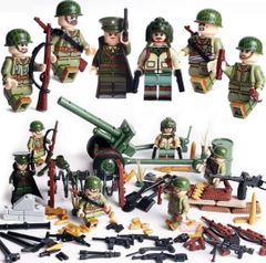 ブロックのおもちゃ レゴ互換 ミリタリーミニフィグシリーズ【アメリカ軍】 02