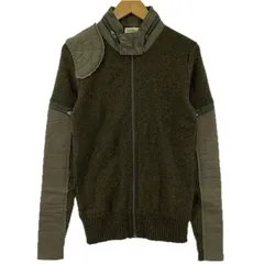 DIESEL ディーゼル ニットジャケット sizeS/カーキ