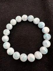【E28165】AAA＊ラリマー＊10㎜＊ブレスレット＊高品質＊Larimar＊パワーストーン＊