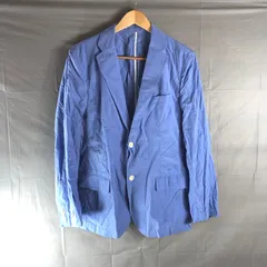 ユニクロ UNIQLO ジャケット シャツジャケット プレミアムコットン 綿100％ スリット タグ付き ブルー系 Lサイズ 2025090900144