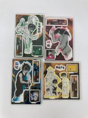 幽☆遊☆白書　冨樫義博展　ジオラマフィギュア　アクリルスタンド　4点セット