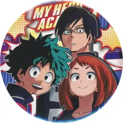 【中古】バッジ・ピンズ 緑谷出久＆麗日お茶子＆飯田天哉 「僕のヒーローアカデミア展 DRAWING SMASH コレクション缶バッジBIG 最強トリオVer.」