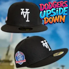 NEW ERA 59FIFTY ドジャース upside down ブラック 59FIFTY MLB Upside Down ロサンゼルス・ドジャース ブラック