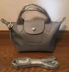 💛@ロンシャン トートバッグネオトップハンドバッグ XS 2WAYセメント色