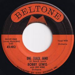 Bobby Lewis One Track Mind / Are You Ready Beltone US 45-1012 211780 R&B R&R レコード 7インチ 45