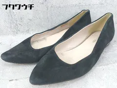 ◇ Odette e Odile オデット エ オディール UNITED ARROWS フラット パンプス サイズ23 1/2 ブラック レディース  【1002800377039】のサムネイル