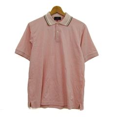 Dunhill ダンヒル ピンク ポロシャツ 半袖 刺繍ロゴ L - メルカリ