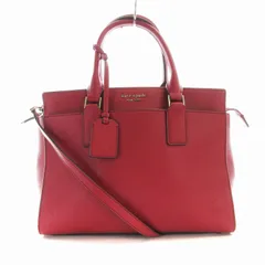 ケイトスペード KATE SPADE CAMERON STREET SMALL CANDACE 2WAY ハンドバッグ ショルダーバッグ レザー 赤 レッド /EE