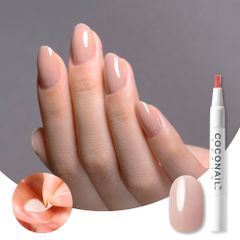 新品 coconail HEMAフリー はがせる ジェルネイル セルフネイル ジェルネイルシール ピールオフ カラージェル ネイルチップ アレルギー対策 透き通る 透明感 簡単 初心者 セルフ キット セット クリア ベーススキン シアーカラー トップ ペン