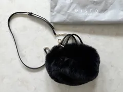 【未使用品】アンテプリマミスト  2WAY  チェーンショルダー  ポンポンバッグ  ブラック