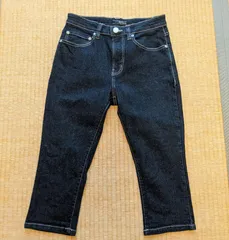【美品】メンズ ハーフブルージーンズ Sサイズ