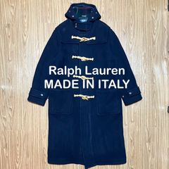 Ralph Lauren イタリア製 ロング ダッフルコート L ネイビー