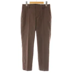 ユナイテッドアローズ UNITED ARROWS UBCB ドビーカラー スリムパンツ スラックス テーパード センタープレス 38 M 茶 ブラウン 15142364325 /KL