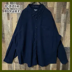 ボタンダウン 無地 シンプル 単色 2XL ネイビー系 シャツ メンズ 古 長袖