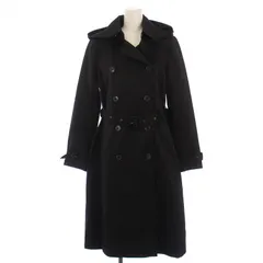 ローレンラルフローレン LAUREN RALPH LAUREN トレンチコート ロング フード ベルト 3WAY アウター L 黒 ブラック /DKのサムネイル
