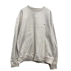TOMMY HILFIGER ロゴスウェット トレーナー L オフホワイト トミーヒルフィガー 古着卸 アメリカ仕入 a702-7283
